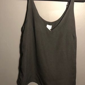 Black tank top
